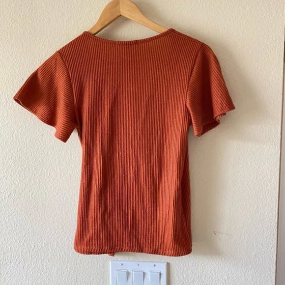 CAUTION TO THE WIND • Wrap Top - Picture 2 of 2